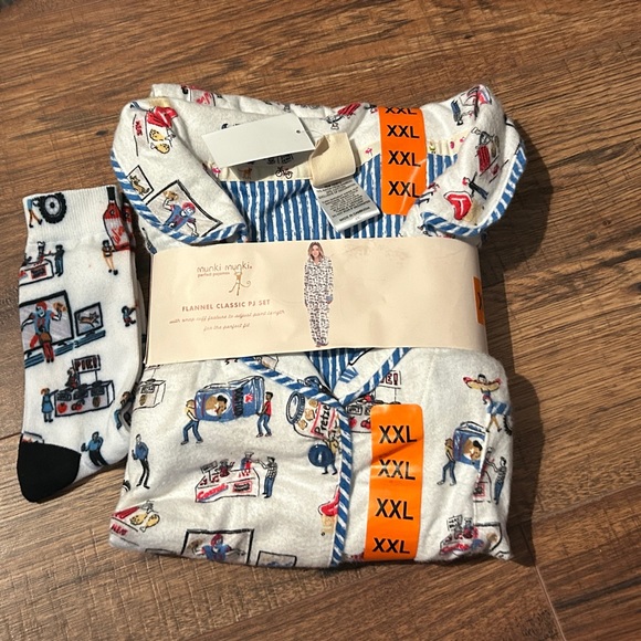 munki munki Intimates & Sleepwear Costco Flannel Pajamas Munki